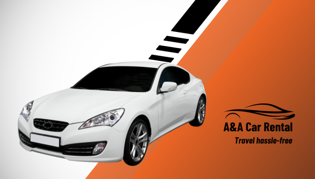 Car Rental Business Card Templates - Editable Canva Templates with landscape orientation