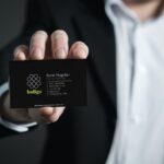 Asymmetric Business Card Templates – Editable Canva Templates