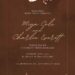 Free Editable Terracotta Autumn Flower Bouquet Wedding Invitation Templates