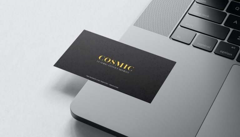 Sleek Matte Business Card Templates - Editable Canva Templates with Minimalist design