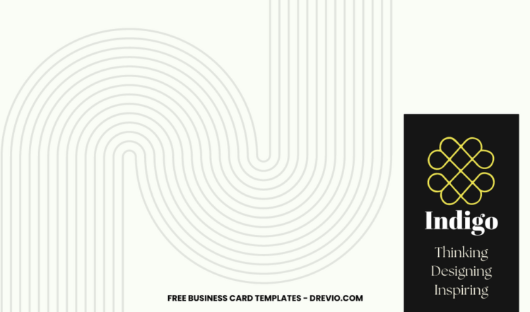 Asymmetric Business Card Templates - Editable Canva Templates