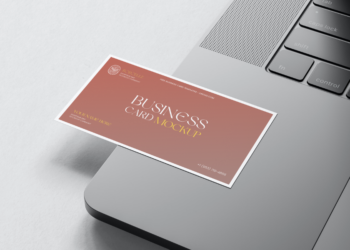 Aesthetic Typography Business Card Templates - Editable Canva Templates