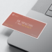 Aesthetic Typography Business Card Templates - Editable Canva Templates
