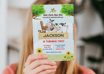 (Free Editable PDF) Beautiful Farm Animals Birthday Invitation Templates