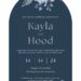 Free Editable Navy Watercolor Rose Flower Wedding Invitation