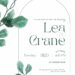 Watercolor Eucalyptus Greenery Canva Wedding Invitation Templates