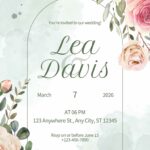 Elegant Greenery Wedding Invitations: 20 Free Canva Designs
