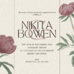 20+ Vintage Pastel Pink Floral Canva Wedding Invitation Templates