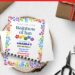 (Free Editable PDF) Colorful Rainbow Of Fun Birthday Invitation Templates