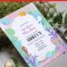 (Free Editable PDF) Splish Splash Mermaid Birthday Bash Invitation Templates with adorable pink gradient background