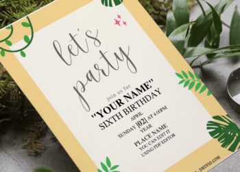 (Free Editable PDF) Summer Fiesta Flamingo Birthday Invitation Templates F