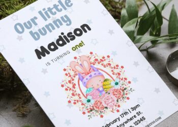 (Free Editable PDF) Some Bunny Birthday Invitation Templates