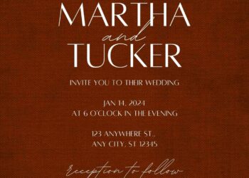Free Editable Watercolor Burgundy Bouquet Wedding Invitation