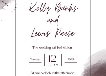 Free Editable Burgundy Abstract Splash Watercolor Wedding Invitation