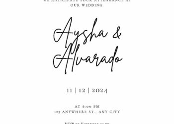 Free Editable Watercolor Terracotta Floral Wedding Invitation