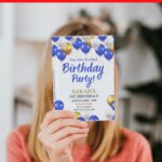 (Free Editable PDF) Joyful Birthday Party Invitation Templates