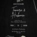 Free Editable Wood Tropical Monstera Leaves Wedding Invitation