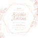 Free Editable Rose Gold Eucalyptus Leaf Wedding Invitation