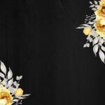 22+ Wood Yellow Floral Arrangement Canva Wedding Invitation Templates