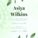 ree Editable Minimalist Greenery Leaves Watercolor Wedding Invitation