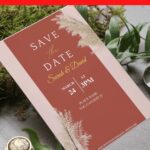 (Free Editable PDF) Classy Rustic Greenery Pampas Wedding Invitation Templates