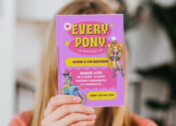 (Free Editable PDF) Adventure Of My Little Pony Birthday Invitation Templates