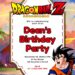 Dragon Ball Z Birthday Invitation
