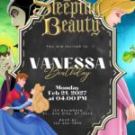 14+ Sleeping Beauty Canva Birthday Invitation Templates