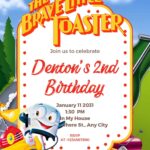 16+ The Brave Little Toaster Canva Birthday Invitation Templates