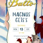 18+ Balto Canva Birthday Invitation Templates