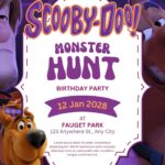 22+ Scooby-Doo Canva Birthday Invitation Templates