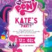 Free Editable My Little Pony Birthday Invitation