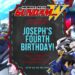 Gundam Birthday Invitation