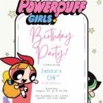 22+ The Powerpuff Girls Canva Birthday Invitation Templates