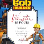 18+ FREE Editable Bob the Builder Canva Invitation Templates for Birthday Parties (2026)