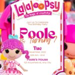 22+ Lalaloopsy Canva Birthday Invitation Templates