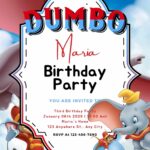 18+ Dumbo Canva Birthday Invitation Templates