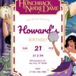 18+ Hunchback of Notre Dame Canva Invitations & Party Activities | Free Canva Templates