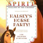 16+ Spirit Stallion of the Cimarron Canva Birthday Invitation Templates