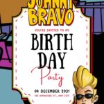 14+ Johnny Bravo Birthday Invitation Ideas That Bring Back the Classic Cartoon Vibes (Free Canva Templates)