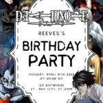 18+ Updated Death Note Invitation Designs I Just Finished for 2026 (Canva Editable)