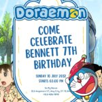 My Kid’s Doraemon Invitation Makeover: Before vs. After I 18+ Free Editable Canva Invite