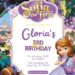 Free Editable Sofia the First Birthday Invitation