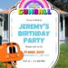 Free Editable The Amazing World of Gumball Birthday Invitation