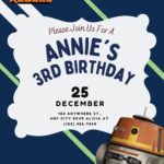 7+ Star Wars Rebels One Birthday Invitation Templates