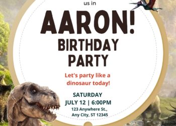 8+ Jurassic World Birthday Invitation Templates Title