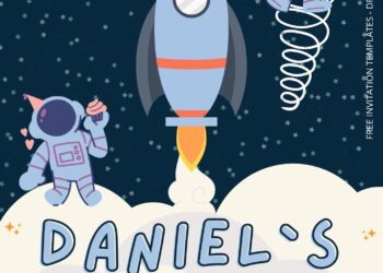 8+ Space Party Birthday Invitation Templates Title