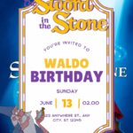 14+ The Sword in the Stone Canva Birthday Invitation Templates