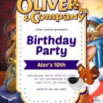16+ Oliver & Company Canva Birthday Invitation Templates