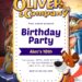 Free Editable Oliver & Company Birthday Invitation